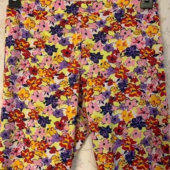 Code Bleu Girls Muiltcolor Floral Leggings Size L - Picture 3 of 4